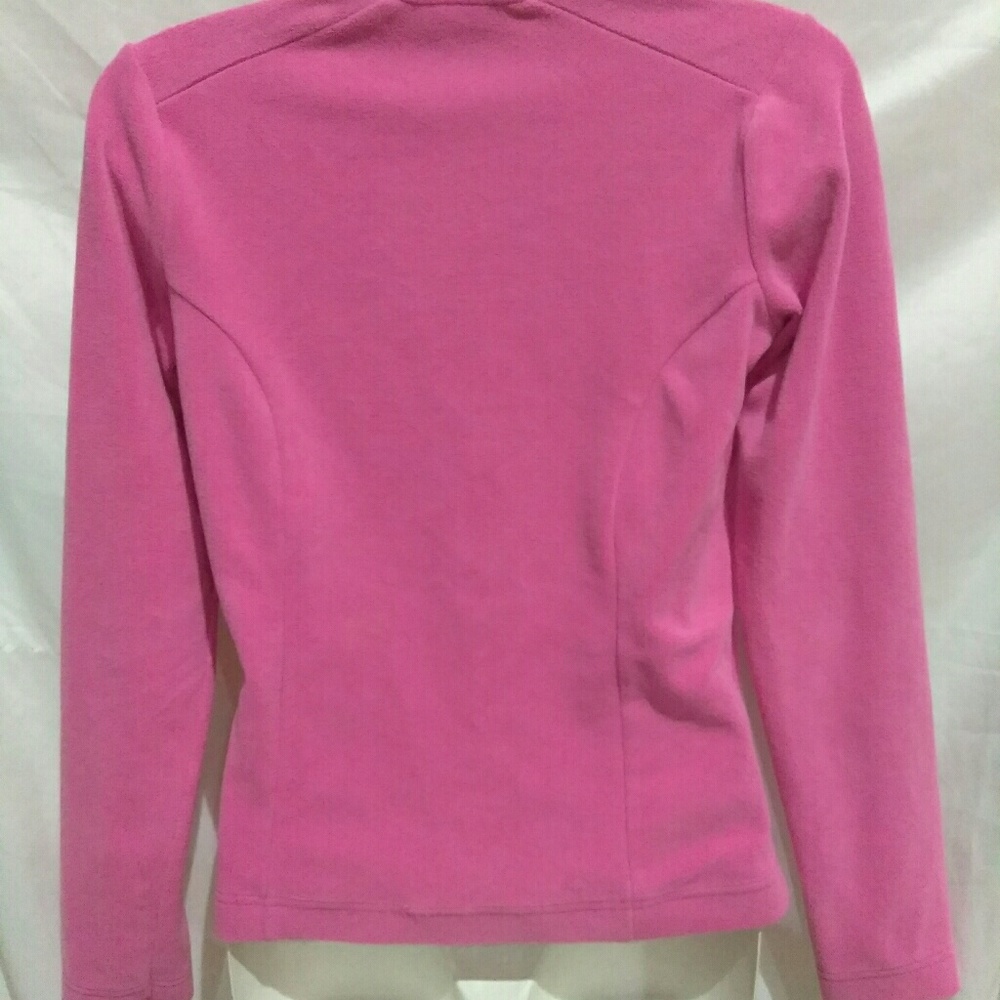 Lilly Pulitzer Pink Full Zip Fleece Jacket - Picture 7 of 7